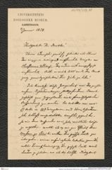 Nachlass Franz Steindachner, Brief von Chr. Lütken an Franz Steindachner (04.01.1878), Inv.Nr. 317.08, Seite 1